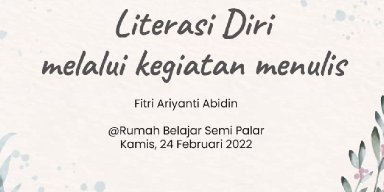 AES019 PoT 'Literasi Diri' - 24 Februari 2022
