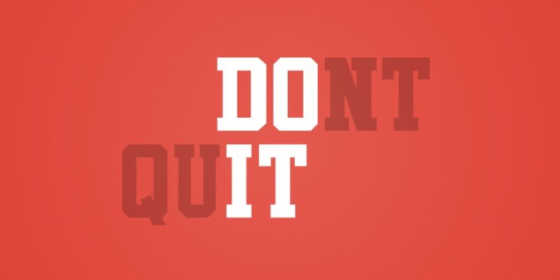 AES326 Don&rsquo;t Quit
