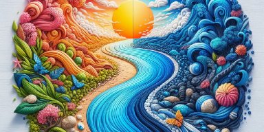 AES430 Melampaui Referensi, River And Sea