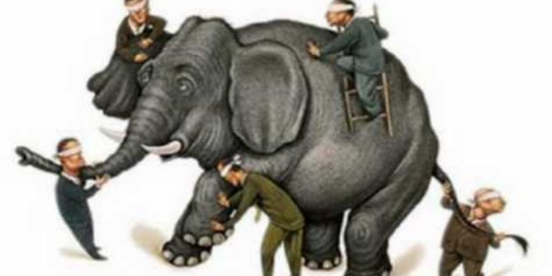 AES 36 Mirror, Elephant & Blind Men