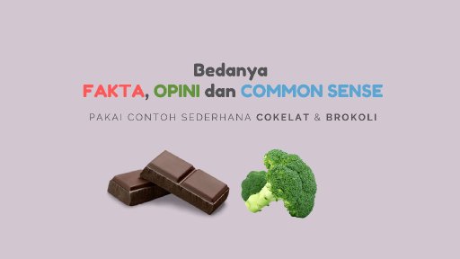 AES002 Penjelasan Gampang: Bedanya Fakta, Opini dan Common Sense