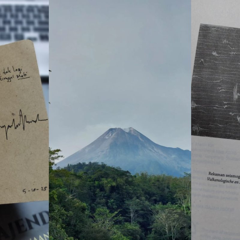 AES 87 Detak, Merapi, Seismograf, dan Mandala
