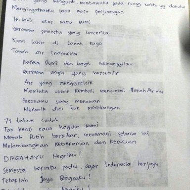 Puisi Merah Putih
