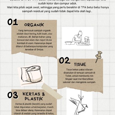 Poster Pilah Sampah di Smipa