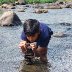 Stacking Rocks in Curug Cinulang