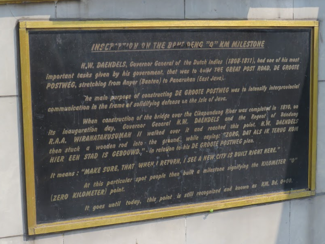 Kisah Penancapan Tongkat Kayu Penanda Titik 0 KM
